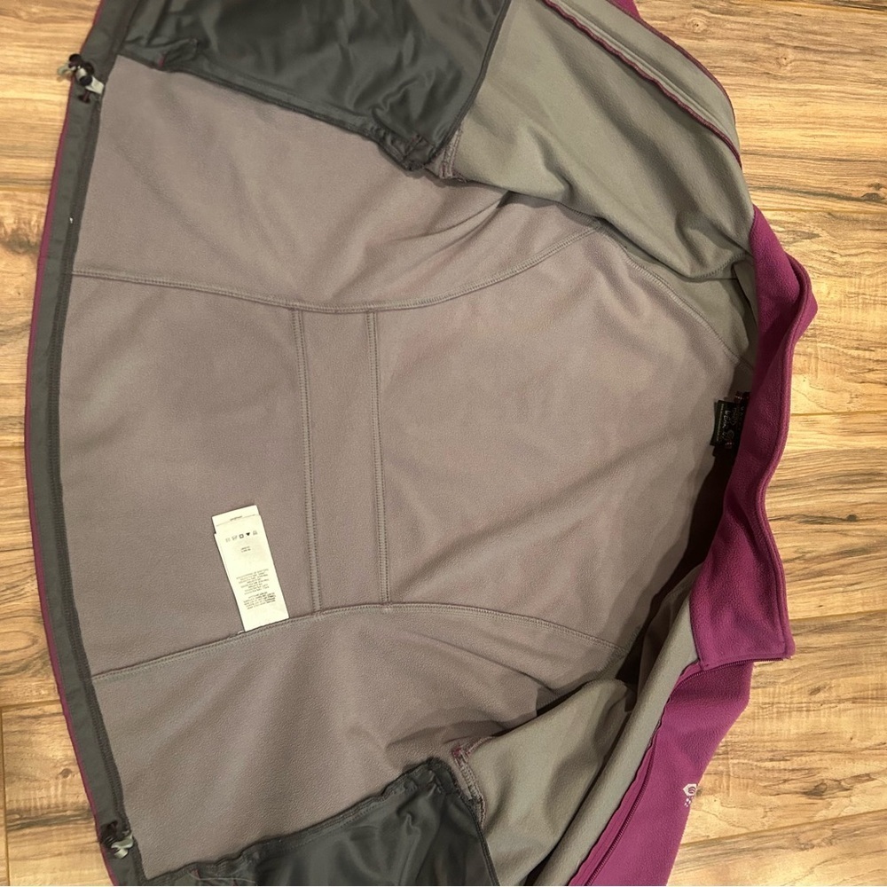 Mountain Hardwear Women’s Purple Softshell Jacket Outdoor Active Lightweight M - Picture 7 of 9